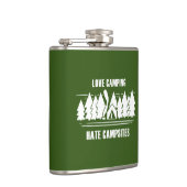Campingliebe, Campingplatzfrust Flachmann (Rechts)