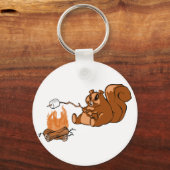 Campingplatz Beaver Schlüsselanhänger (Vorderseite)