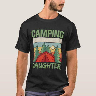 Campingplatz Camg Daughter Campingplatz Campfeuer T-Shirt