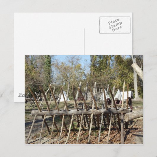 Campingplatz Colonial Williamsburg Postkarte (Vorne/Hinten)