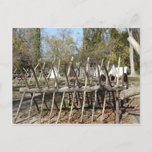 Campingplatz Colonial Williamsburg Postkarte (Vorderseite)