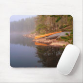 Campingplatz Foggy Canoe, Kawnipi-See, Mousepad (Mit Mouse)