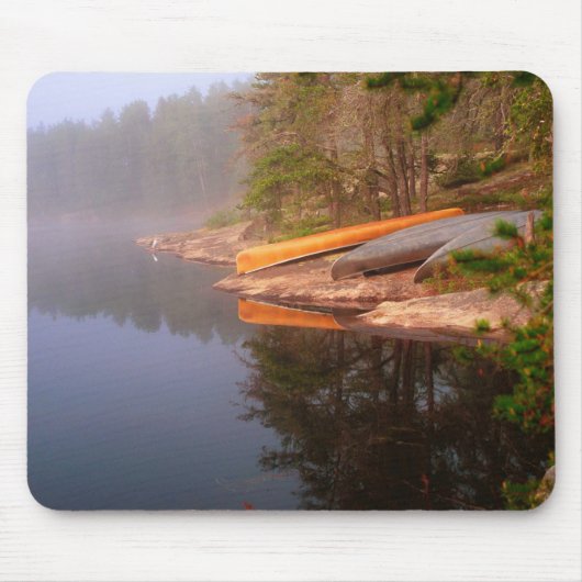 Campingplatz Foggy Canoe, Kawnipi-See, Mousepad (Vorne)