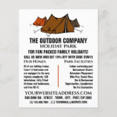 Campingplatz, Holiday Park Werbung Flyer (Vorne)