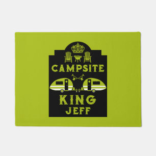 Campingplatz King Geschenke für Campinggäste Fußmatte