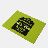 Campingplatz King Geschenke für Campinggäste Fußmatte (Schrägansicht)
