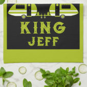 Campingplatz King Geschenke für Campinggäste Geschirrtuch (Gefaltet)