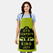 Campingplatz King Geschenke für Campinggäste Schürze (Getragen)