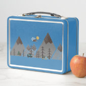 Campingplatz Metall-Lunchbox Metall Brotdose (Beispiel)