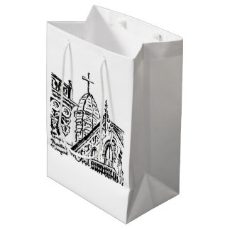 Campingplatz-Motiv von Babbie - Martha's Vineyard Mittlere Geschenktüte