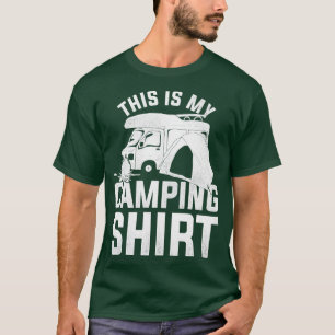 Campingplatz Naturcampingplatz Funny Camper Außenb T-Shirt