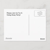 Campingplatz Postcard Vintage weg Postkarte (Rückseite)