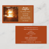 Campingplatz Rostwald Visitenkarte (Vorne/Hinten)