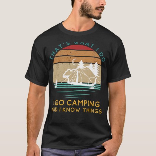 Campingplatz Sage: T-Shirt für Abenteuer und Weish (Vorderseite)