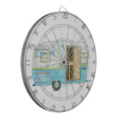 Campings-Anhänger-Pfeil-Brett Dartscheibe (Vorderseite Links)