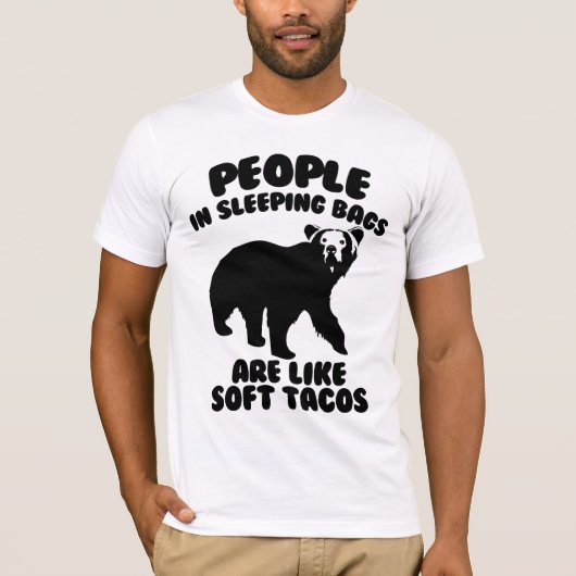 Campings-Bären T-Shirt (Vorderseite)