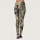 Campings-Camouflage camoflage blinde Jagd-Liebe Leggings (Rückseite)