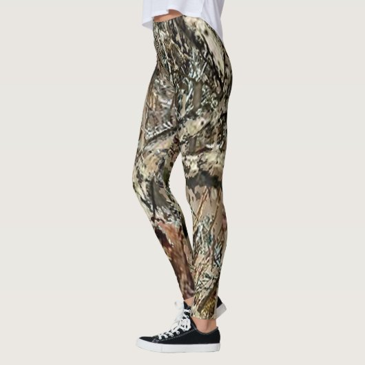 Campings-Camouflage camoflage blinde Jagd-Liebe Leggings (Links)