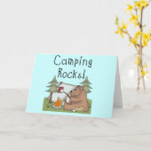 Campings-Felsen Karte (Gelbe Blume)