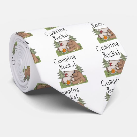 Campings-Felsen Krawatte (Gerollt)