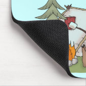 Campings-Felsen Mousepad (Ecke)