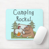 Campings-Felsen Mousepad (Mit Mouse)