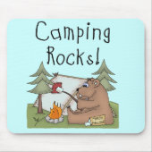 Campings-Felsen Mousepad (Vorne)