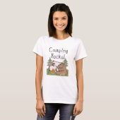Campings-Felsen T-Shirt (Vorne ganz)