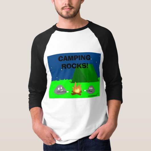 CAMPINGS-FELSEN! T-Shirt (Vorderseite)