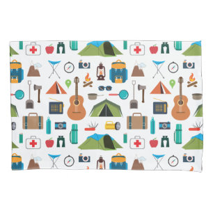 Campings-Gang-Ikonen Kissenbezug