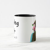 Campings-Haar interessieren sich nicht die mit Tasse (Zentrum)