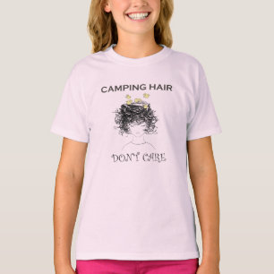 Campings-Haar interessieren sich nicht, lustiger T-Shirt