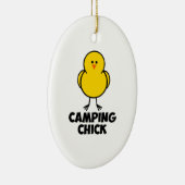 Campings-Küken Keramik Ornament (Rechts)