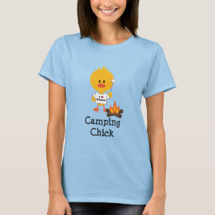 Campings-Küken-Wecker-T - Shirt