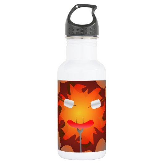 Campings-Lagerfeuer Trinkflasche (Vorderseite)