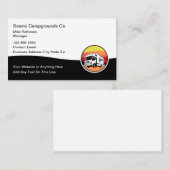 Campings Mobile Zuhause Park Visitenkarte (Vorne/Hinten)