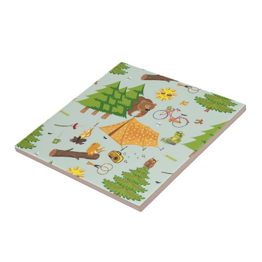 Campings-Muster Fliese (Seite)