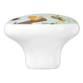 Campings-Muster Keramikknauf (Seitenansicht)