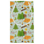 Campings-Muster Kleine Geschenktüte (Rückseite)