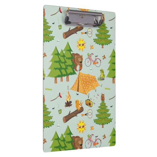 Campings-Muster Klemmbrett (Rechts)