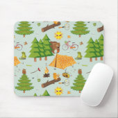 Campings-Muster Mousepad (Mit Mouse)