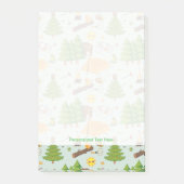 Campings-Muster Post-it Klebezettel (Vorderseite)