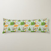 Campings-Muster Seitenschläferkissen (Vorderseite)