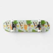 Campings-Muster Skateboard (Horizontal)