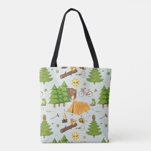 Campings-Muster Tasche (Rückseite)