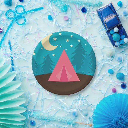 Campings-Party Pappteller (Party)