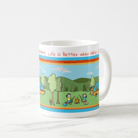 Campings-Tasse Kaffeetasse (VorderseiteRechts)