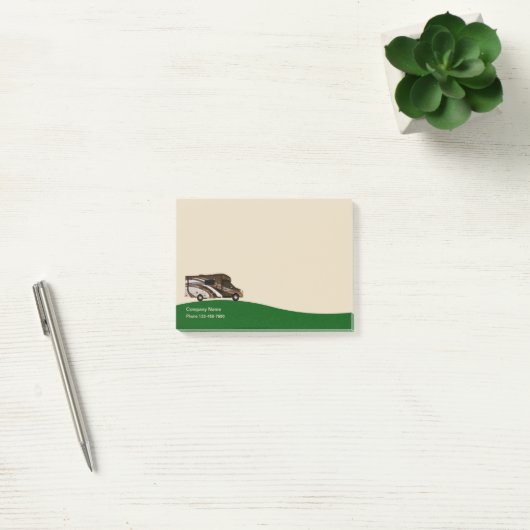 Campings-Thema Post-it Klebezettel (Büro)