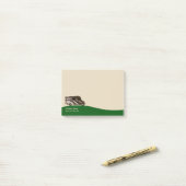 Campings-Thema Post-it Klebezettel (Auf Schreibtisch)