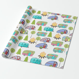 Campings-Themed Verpackungs-Papier Geschenkpapier